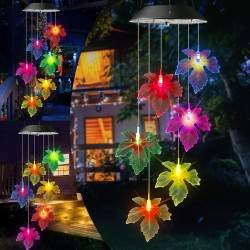 Solar Wind Chime Color Changing Wind Chimes