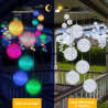 Solar Wind Chime Color Changing Wind Chimes