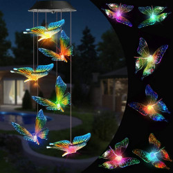 Solar Wind Chime Color Changing Wind Chimes