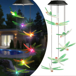 Solar Wind Chime Color Changing Wind Chimes