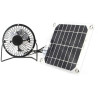 Solar fan 5W 4 inch free energy for Greenhouse motorhome House Chicken House outdoor Home cooling chicken coop