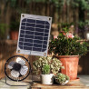 Solar fan 5W 4 inch free energy for Greenhouse motorhome House Chicken House outdoor Home cooling chicken coop