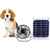Solar fan 5W 4 inch free energy for Greenhouse motorhome House Chicken House outdoor Home cooling chicken coop
