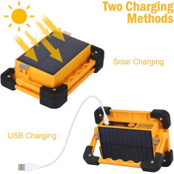 60W Solar LED Work Lights 2 Pack