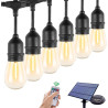 35FT Solar String Lights Outdoor Waterproof