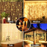 Solar Curtain Lights 6.6ft x 6.6ft
