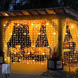 Solar Curtain Lights 6.6ft...