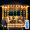 300LED Solar Curtain Lights